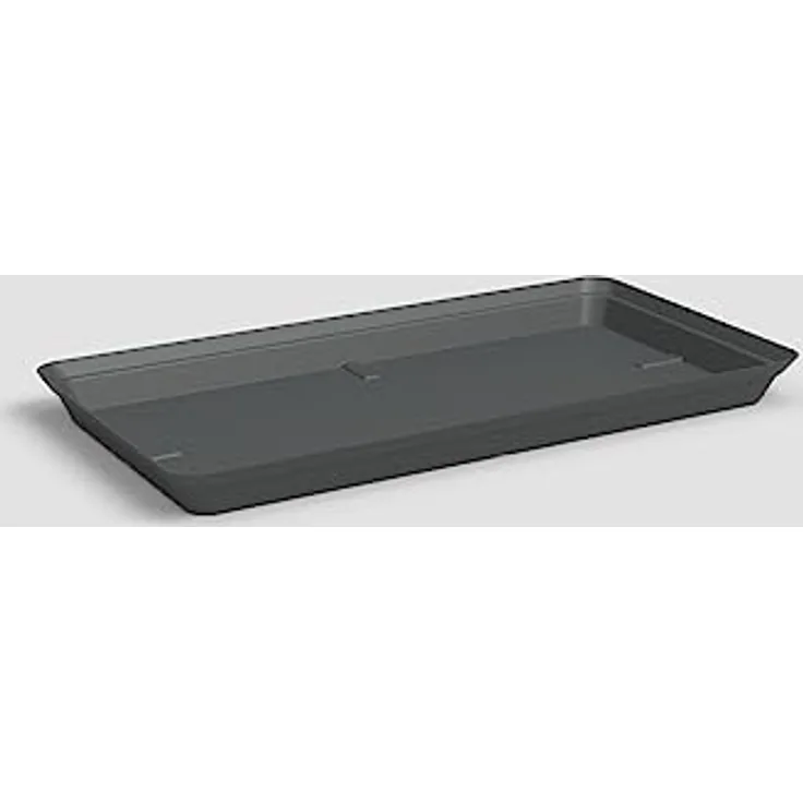 CAPRI RECTANGULAR SAUCER XL 60CM ANTHRACITE