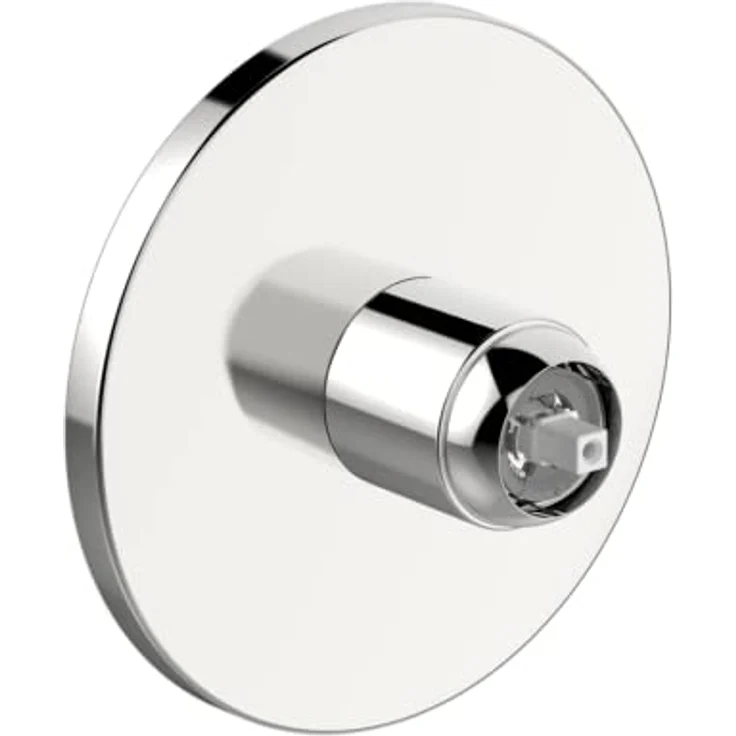 Hansa UP-Brausearmatur, glänzende Chrom-Oberfläche, integrierte Heißwassersperre, runde Bauform, Duschinstallation – Bild 2