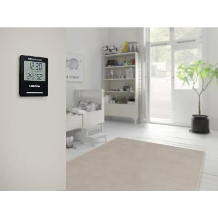 Laserliner AirCheck Clima, digitales Thermo-/Hygrometer mit Lüftungsempfehlung, Schwarz – Bild 4