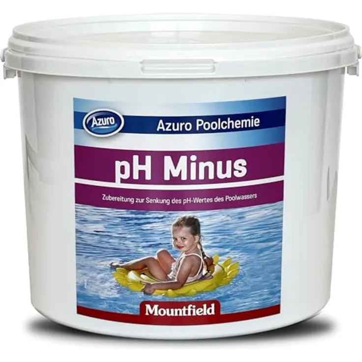 AZURO pH minus pH senker 4,5 kg Desinfektion Wasserpflege Poolpflege