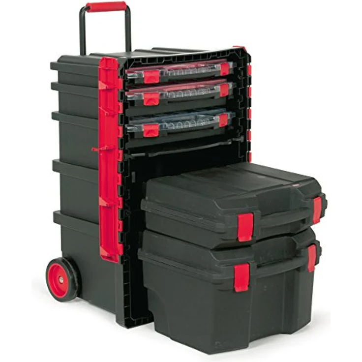 TAYG 159008 Trail-Box Nr.59 PRO Werkzeugtrolley Nr. 59 500 x 410 x 770 mm – Bild 6