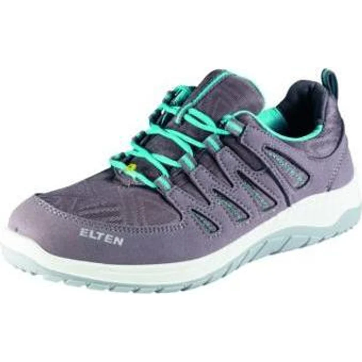 Elten Maddie Gray Low S1P SRC, Sicherheitsschuhe für Damen, grau, Größe 40, metallfreier Durchtrittschutz, Stahlkappe, ESD-fähig, vegan – Bild 1
