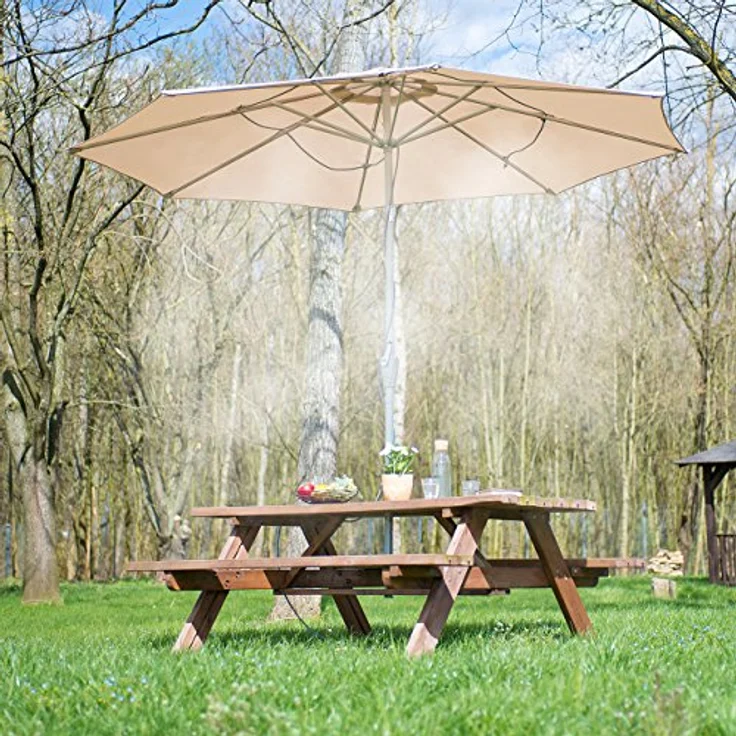 Royal Gardineer Wasser Zerstäuber Set, 10 m Schlauch mit 6 beweglichen Metalldüsen für individuell einstellbaren Sprühnebel – Bild 4