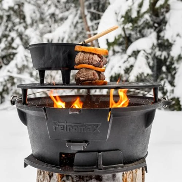 Petromax tg3 Feuergrill Holzkohlegrill, 42x19x43,5cm – Bild 6