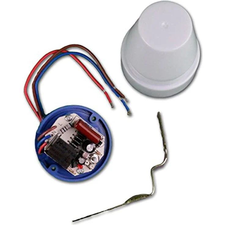 McShine Dämmerungsschalter "midi", IP44, 230V/10A, regulierbare Schaltschwelle, weiß – Bild 4