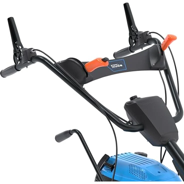 Güte Benzin-Kehrmaschine GKM 100.1, 100 cm Arbeitsbreite, inkl. Motorbesen, Schneeschieber und 72 l Auffangbehälter – Bild 7