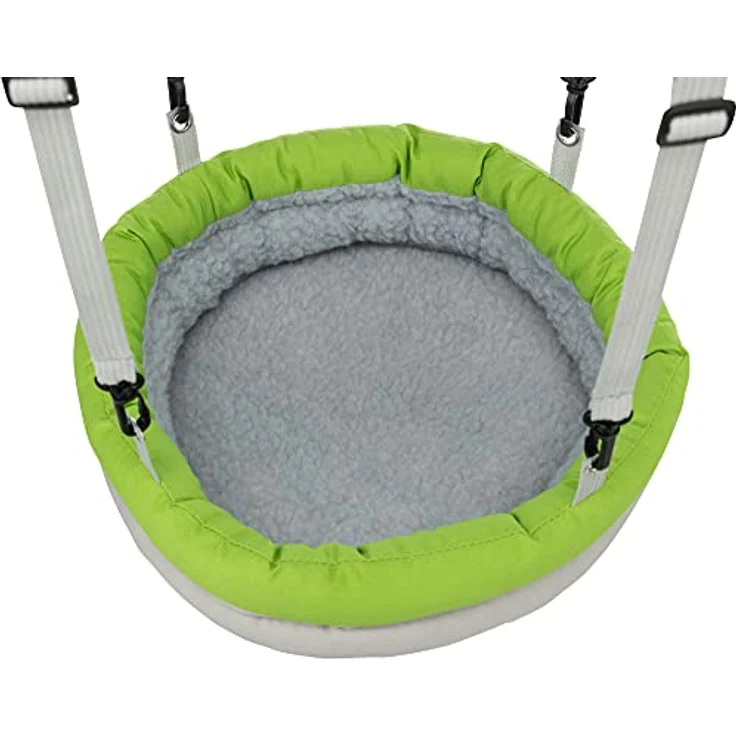 TRIXIE Tierbett Trixie Kuschelbett für Nager - ca. 25 cm, Nylon und Lammfellimitat, Braun-Natur oder Grün-Grau – Bild 5