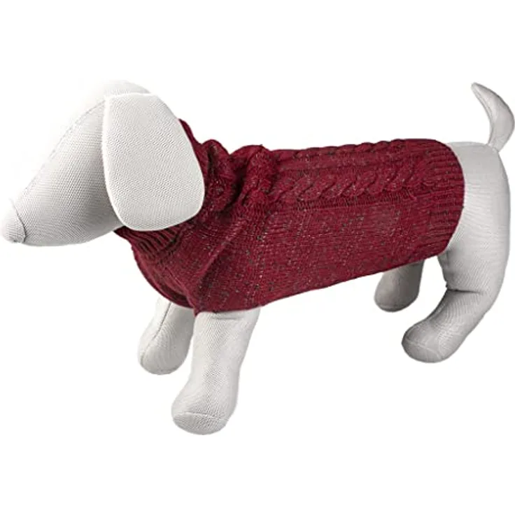 duvoplus, Hundepullover, Cozy M, 50 cm, Rot, Kleidung, Rot, Hund