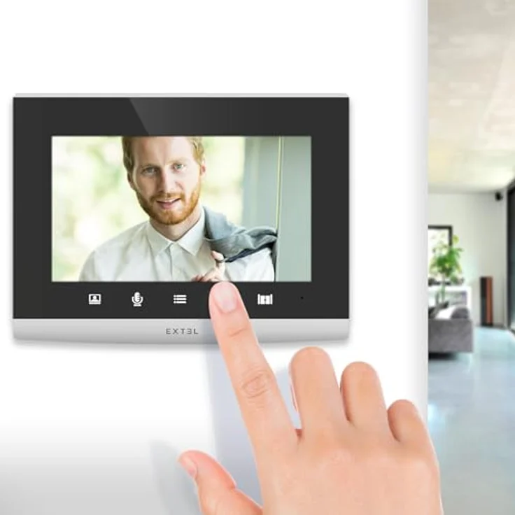 Extel Video-Türsprechanlage "CONNECT2″ Türsprechanlage Video (Beleuchtetes Namensschild, mit Bildspeicher) – Bild 5