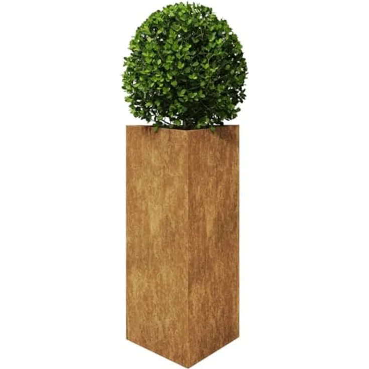vidaXL Pflanzkübel 2 STK. Dreieckig 40x34,5x70 cm Cortenstahl, Rostbeständig und geräumig – Bild 4