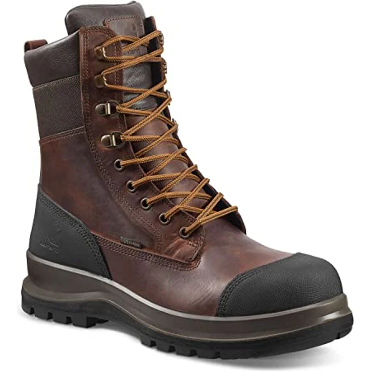 Carhartt DETROIT HIGHBOOT DARK BROWN, Sicherheitsschuhe S3, wasserabweisend, Gr. 40 – Bild 1