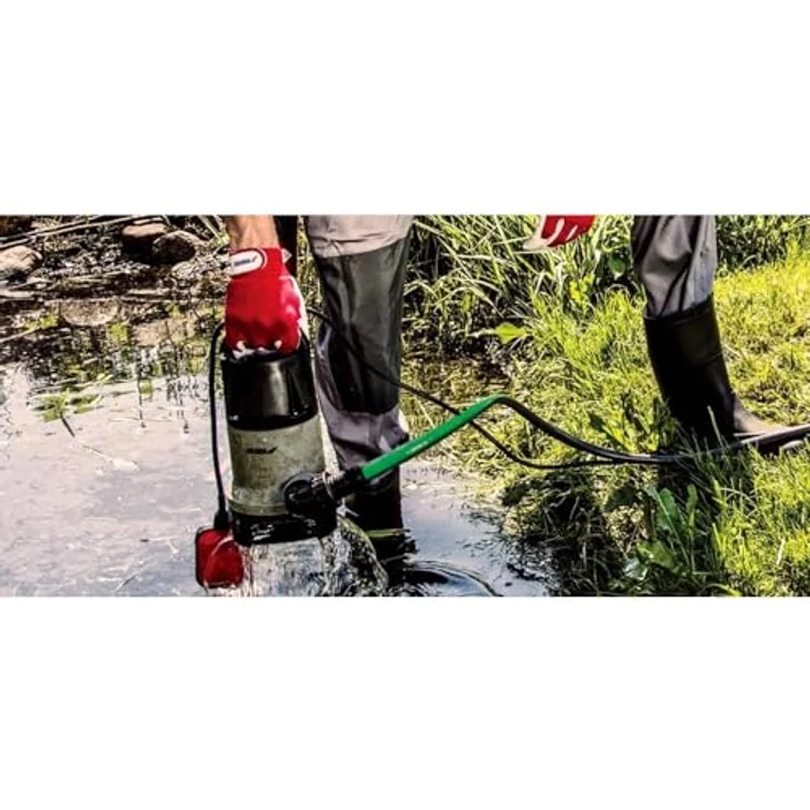 dedra Tauchpumpe DED8841 für schmutziges und sauberes Wasser 5500W, IPX8, Schwimmerschalter, 35 l/h, 7m Förderhöhe – Bild 7
