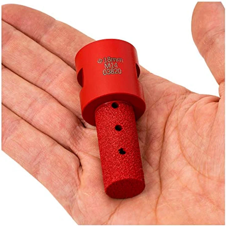 STIER M14 Fräsfinger, 18 mm Durchmesser, 40 mm Nutzlänge, Diamant-Körnung, vielseitig einsetzbar für Stein- und Keramiken – Bild 4