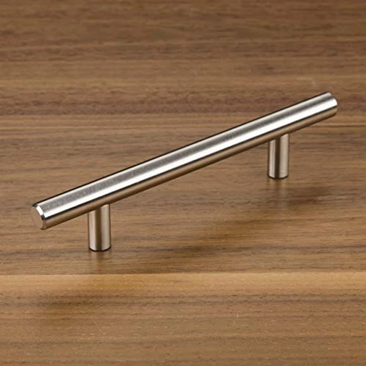 Sotech G6-6 Stangengriff, Möbelgriff aus echtem Edelstahl, gebürstet, BA 96 mm, Ø 12 mm, Länge 156 mm, Höhe 32 mm – Bild 2