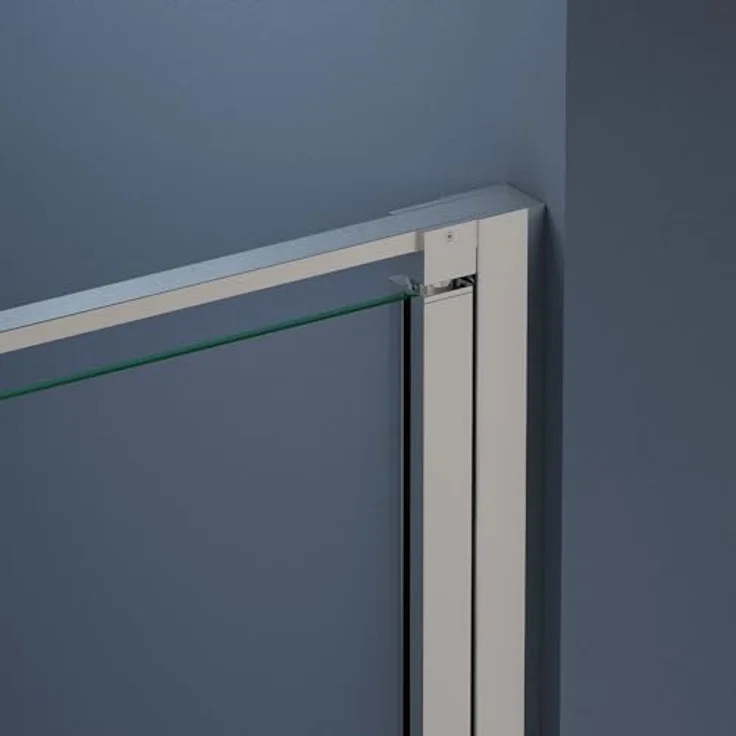 doporro Dusch-Drehtür Nischentür Teramo36K Klarglas 80x195 cm NANO-Beschichtung ESG-Sicherheitsglas – Bild 5