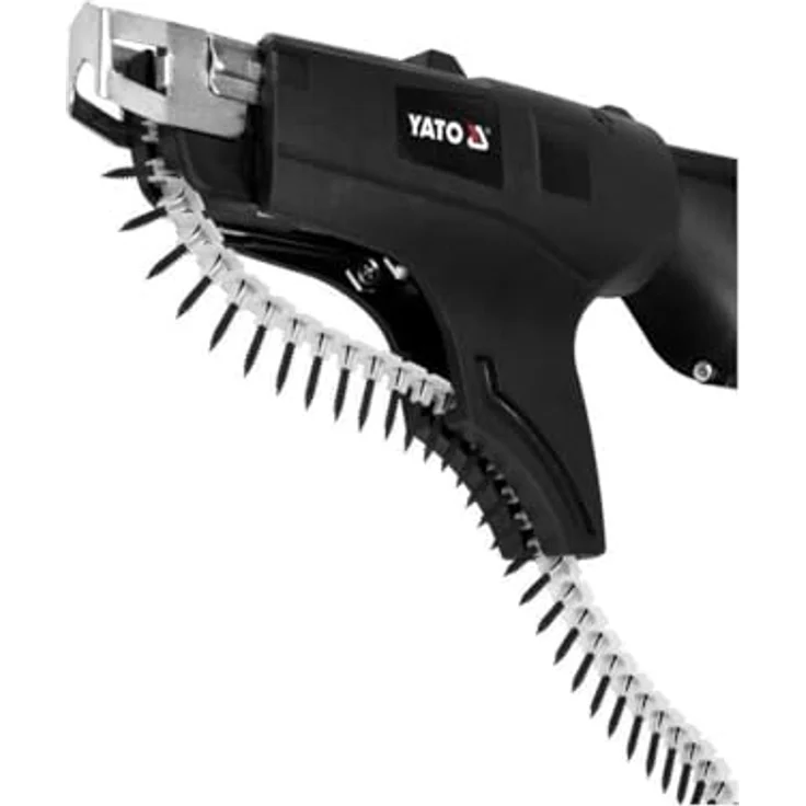 Yato Kabel-Schraubendreher 550W (Yt-82071) - Akkuschrauber mit automatischer Bohrtiefenbegrenzung, Austauschbarem Zusatzkopf – Bild 3