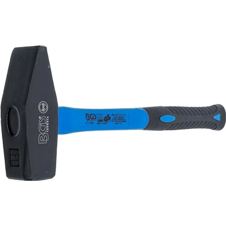 BGS 3858 | Schlosserhammer | Fiberglasstiel | 2000 g | DIN 1041 - Preisvergleich – Bild 3