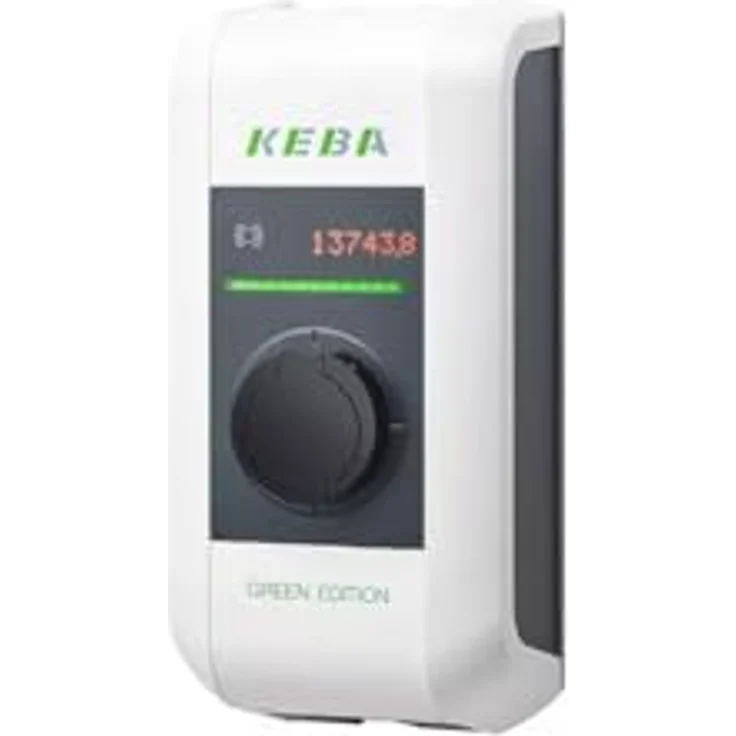 Keba Elektroauto Ladestation Wallbox, 22 kW, Typ 2, weiß – Bild 2