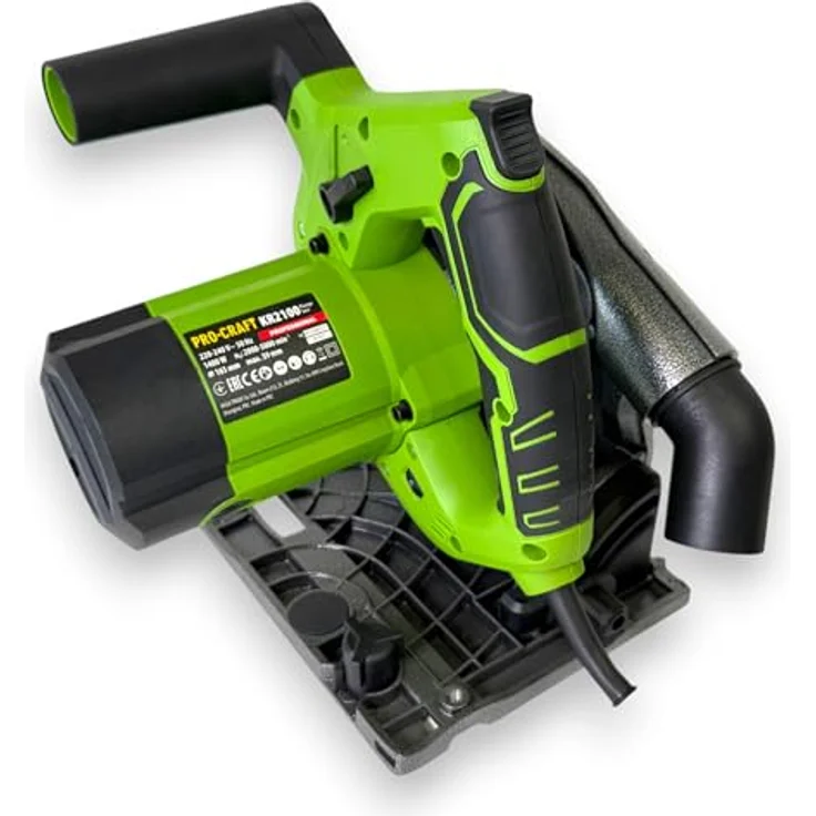 PRO CRAFT Tauchsäge Procraft KR2100, 1400 Watt, 165 mm mit 2x 700 mm Führungsschiene, präzise Längsschnitte – Bild 8