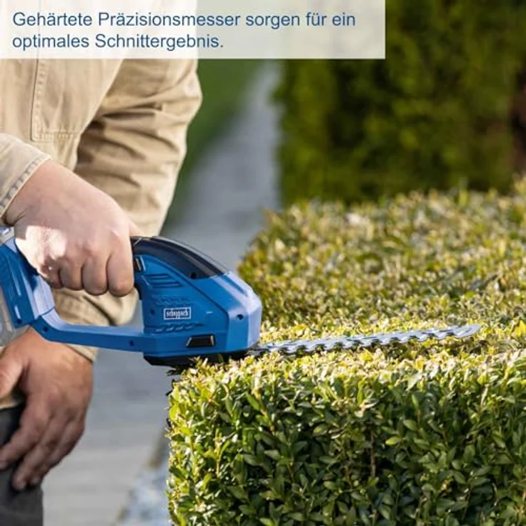 Scheppach C-HTGS200-X, Akku-Heckenschere 20V, kraftvoll und kabellos im Set – Bild 5