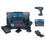 Bosch Professional GSB 18V-55 Professional Akku Schlagbohrschrauber 18 V 55 Nm Brushless + 1x Akku 2,0 Ah + Ladegerät + L-Boxx