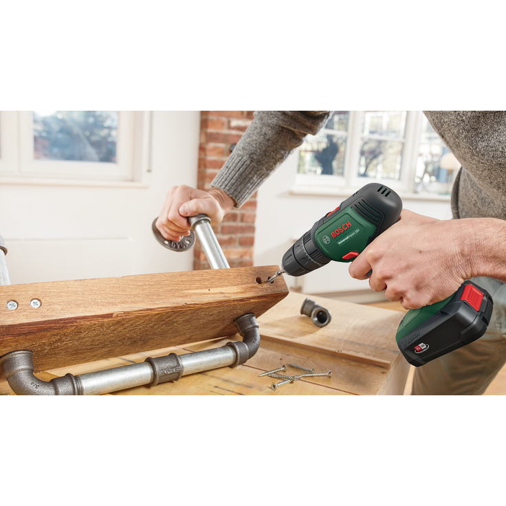 Bosch UniversalImpact 18V 06039D4101 Power for All 18V Akku-Schlagbohrschrauber 2 x 1,5 Ah mit Akku mit Ladegerät mit Systembox und Zubehör – Bild 6