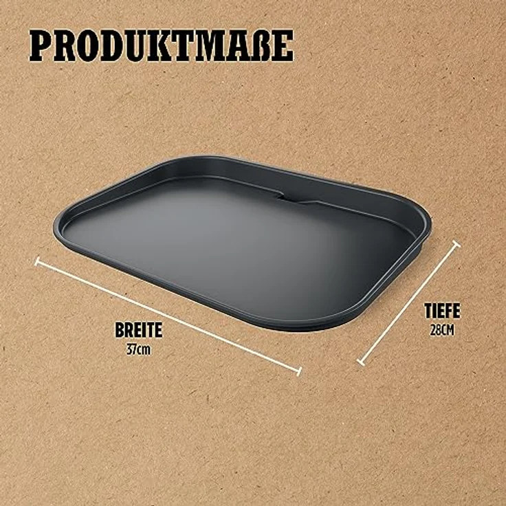 NINJA Plancha Grillplatte Woodfire, Antihaftbeschichtet, Schwarz – Bild 2