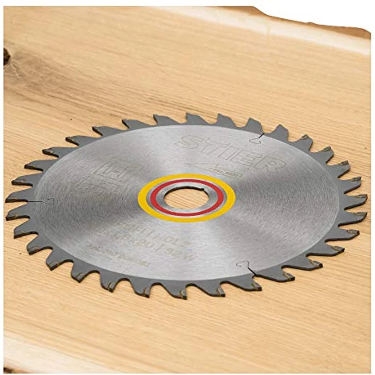 STIER Kreissägeblatt Profi Holz, 160 x 1,8 x 20mm, 5° Spanwinkel, 32 gehärtete Zähne, Wechselzahn – Bild 2