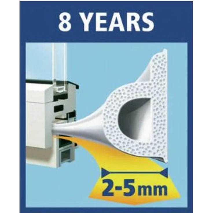 tesa P-Profil-Dichtung braun 6m:9mm tesa 5390 – Bild 3