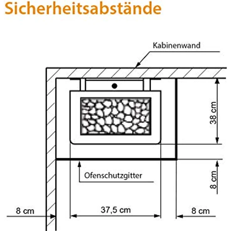 EOS Thermat finnischer Saunaofen 9 kW – Bild 6