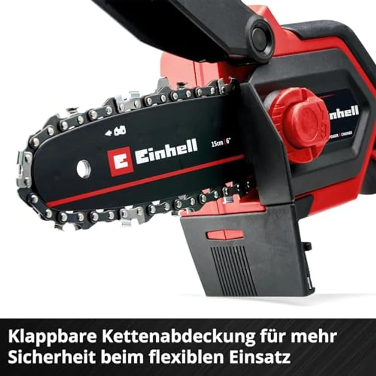 Einhell GE-PS 18/15 Li Bag Kit, Akku-Astkettensäge mit 18V Li-Ionen-Akku und ergonomischem Design – Bild 9