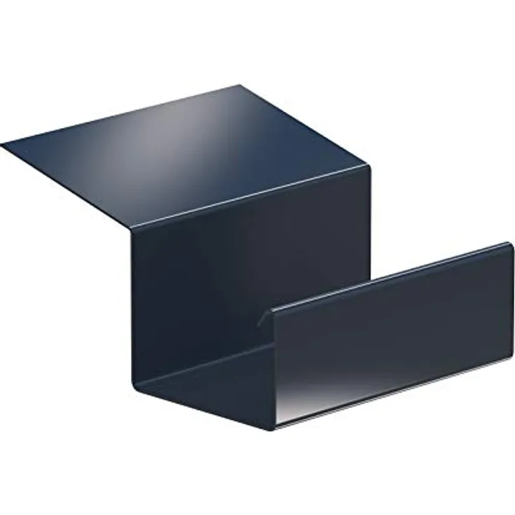 Sarei Piccolo Rinnenverbinder, Nennweite 70 mm, anthrazit, witterungsbeständiges Aluminium mit einfacher Montage