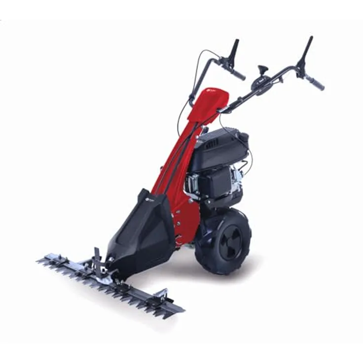 Prestige Works Balkenmäher PWSCM196, 5,7 PS Benzinmotor mit 88 cm Schnittbreite, für Rasenflächen bis 3.000 m²