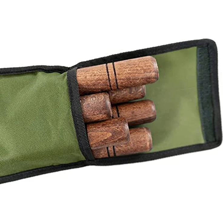 BEM Schaschlikspieße Adana (Set, 6-St), besonders dick, Edelstahl mit Hartholzgriffen – Bild 6