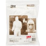 3M 4515W3XL Schutzanzug 4515, Typ 5, EN 13034, 50 g/m², atmungsaktiv, Weiß, Größe XXXL