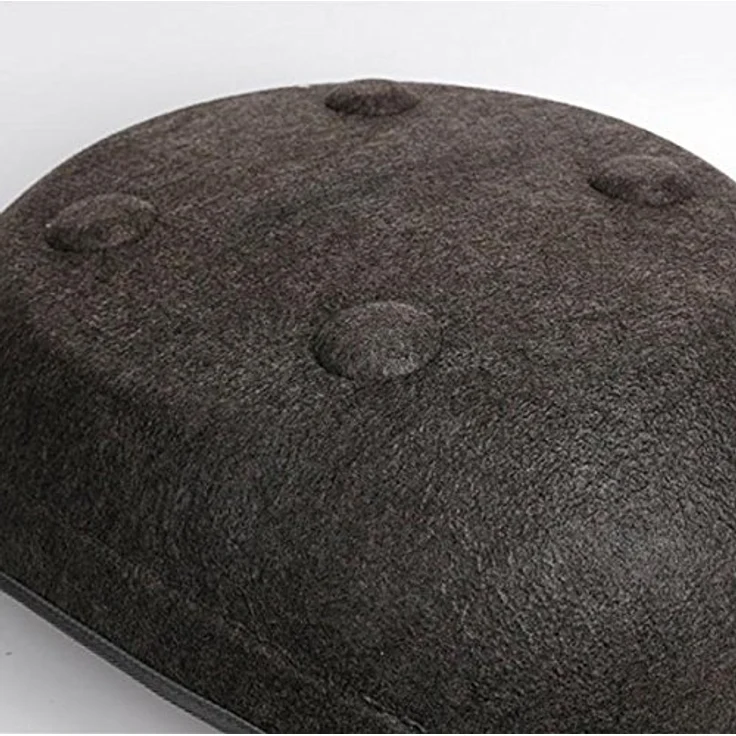 CanadianCat Kuschelhöhle Katzennest Uni-Anthrazit, geräumiges Hundebett und Katzenbett aus hochwertigem Filz, ca. 52 x 45 x 33 cm, für große Katzenrassen – Bild 5