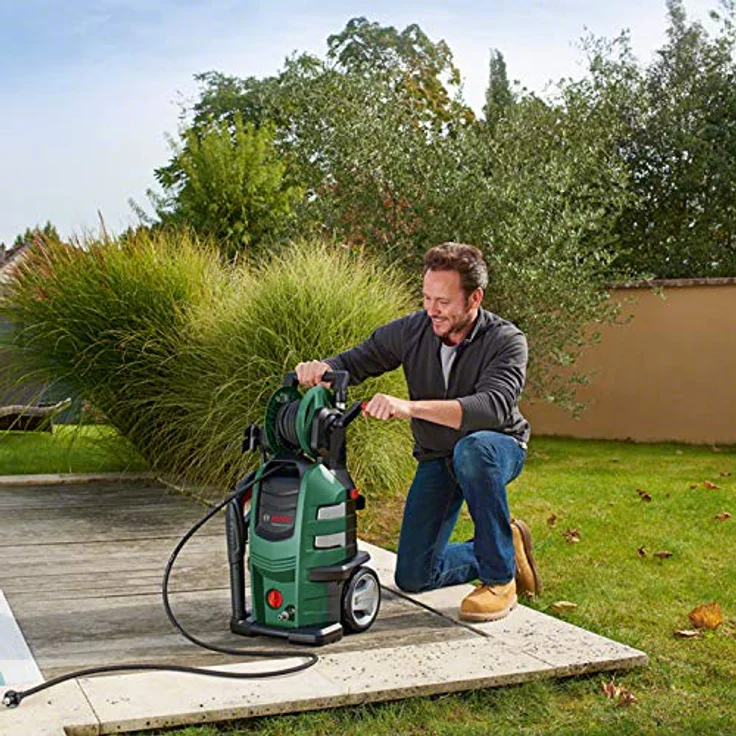 Bosch DIY Advanvedaquatak 160 Hochdruckreiniger , Hochdruckpistole, 8M Schlauch, 3 Düsen, 3 Lanzen, transparenter Wasserfilter, Karton 2100 W, 160 Bar, 500 L-H, 1 Stück, 06008A7800 – Bild 3