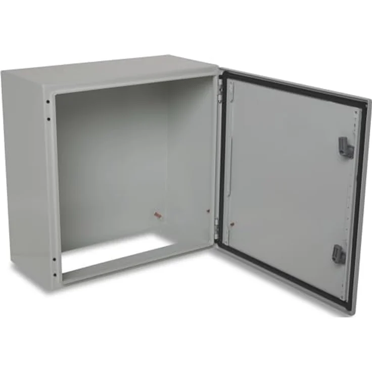 BOXEXPERT Treva Verteilerkasten Außen, IP66 Stahlblech 500x500x250mm, wasserdicht, korrosionsarm, grau – Bild 2