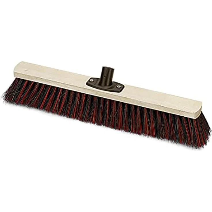 Nölle 235393 Power-Stick Besen, 50 cm aus Arenga/Elaston für groben und feinen Schmutz