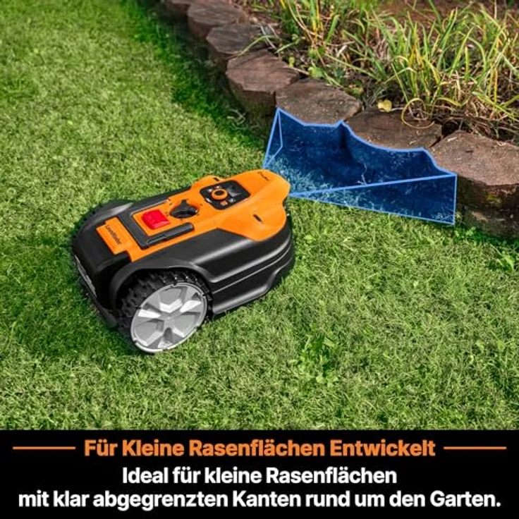 Lawnmaster OcuMow®18, Mähroboter ohne Begrenzungskabel für bis zu 800㎡, optische Navigation, Hindernisvermeidung, automatische Ladestation, WiFi & Bluetooth App – Bild 4
