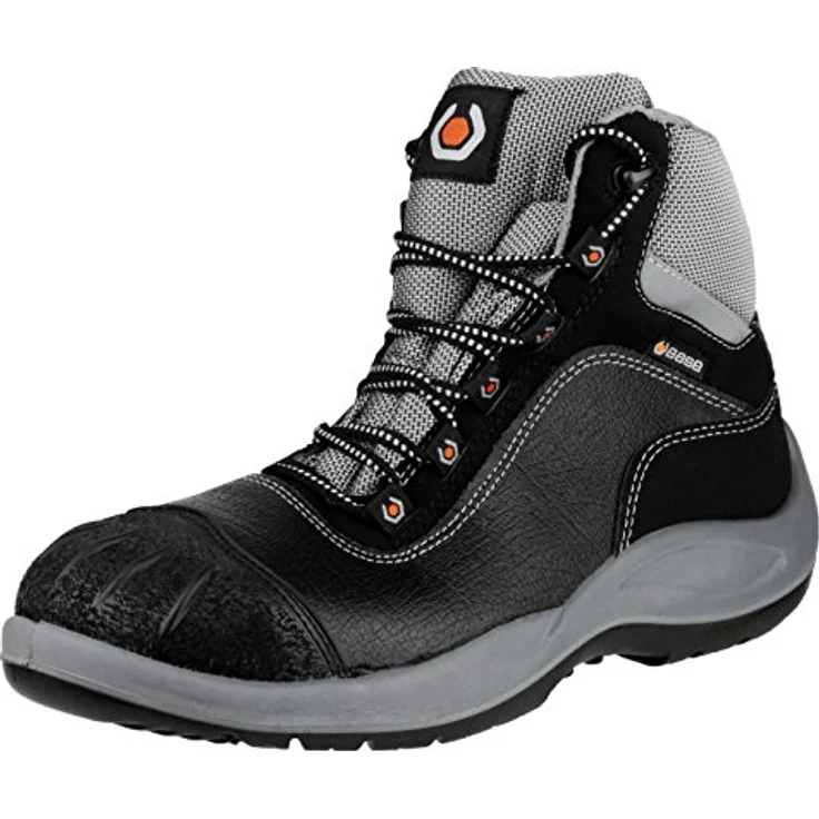 BASE B0119 Sicherheitsstiefel Beethoven S3, wasserabweisend, metallfreier Durchtrittschutz, rutschfeste TPU-Laufsohle, schwarz, Größe 40 – Bild 5