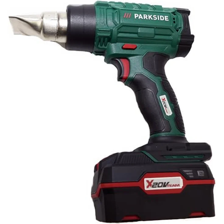 HEADNMORE® Bundle - 1x PARKSIDE® 20V Akku Heißluftpistole PHLGA 20 + 1x HEADNMORE® Schlüsselanhänger (1x4Ah Akku) - Heißluftgebläse mit 160 W / 330 W Leistung, 170 l/min Luftmenge, 20 V Spannung, inkl. Transportkoffer und Flaschenöffner – Bild 3
