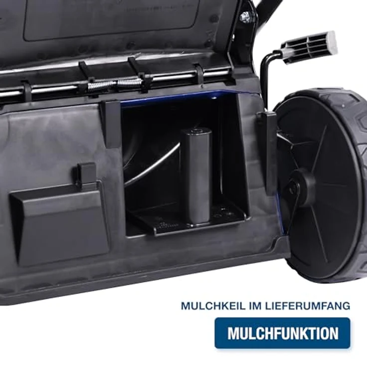 HYUNDAI LM5122G, Benzin-Rasenmäher mit 3.9 PS Motor und 51 cm Mähbreite, Radantrieb, Mulcherfunktion, 65 L Fangkorb – Bild 8