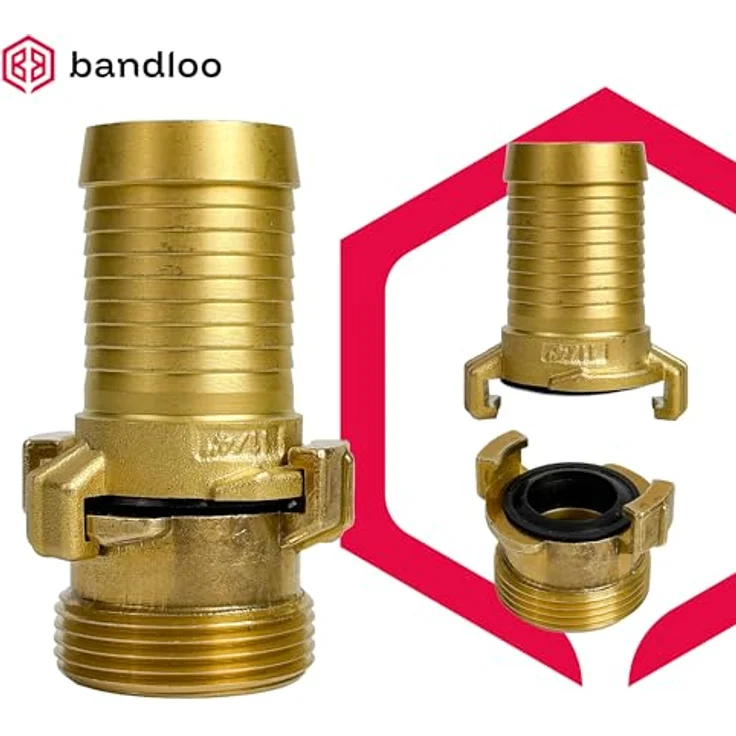 JUNG PUMPEN BANDLOO JP50000, Tauchpumpe U3KS mit 20 m Druckschlauch, Geka 1 1/4", komplettes Fördersystem – Bild 8