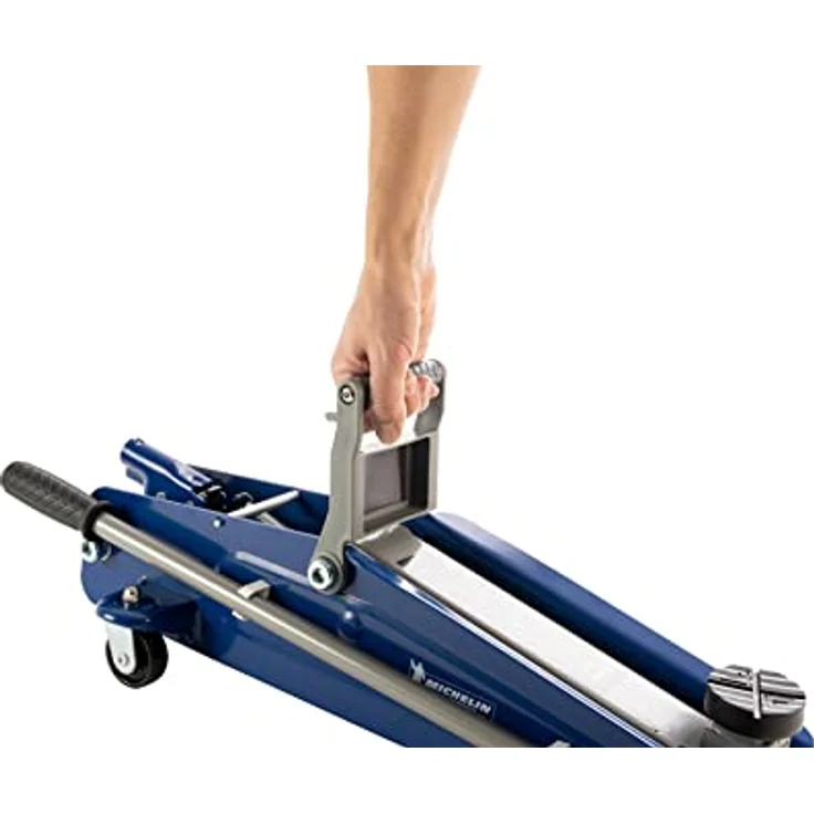 MICHELIN Hydraulischer Rangierwagenheber 2,25t Für SUVs und Geländewagen, Kfz Wagenheber mit Tragegriff, 009555, Blau – Bild 5