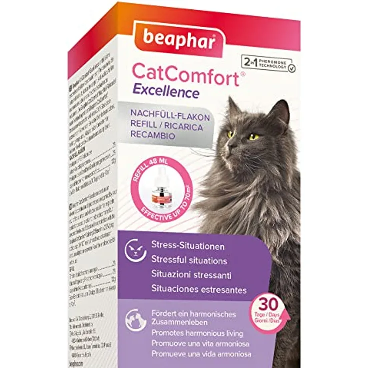 BEAPHAR CAT COMFORT DIFUSOR Y RECAMBIO GATOS 48ML