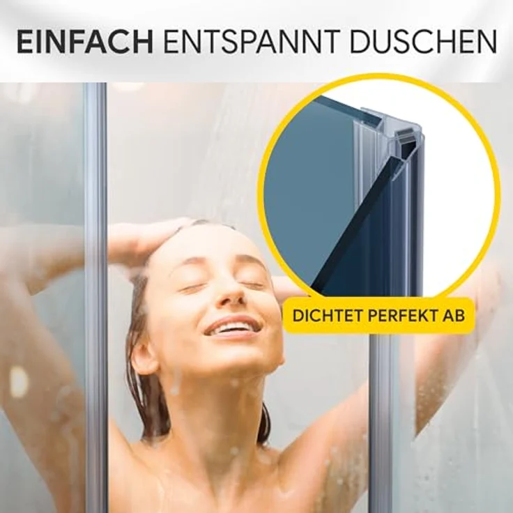 tktrading24 Duschdichtung PVC Ersatzdichtung TYP-8, 90° für Duschkabine, 200cm, geeignet für 6mm Glas, schimmelbeständig und langlebig – Bild 4