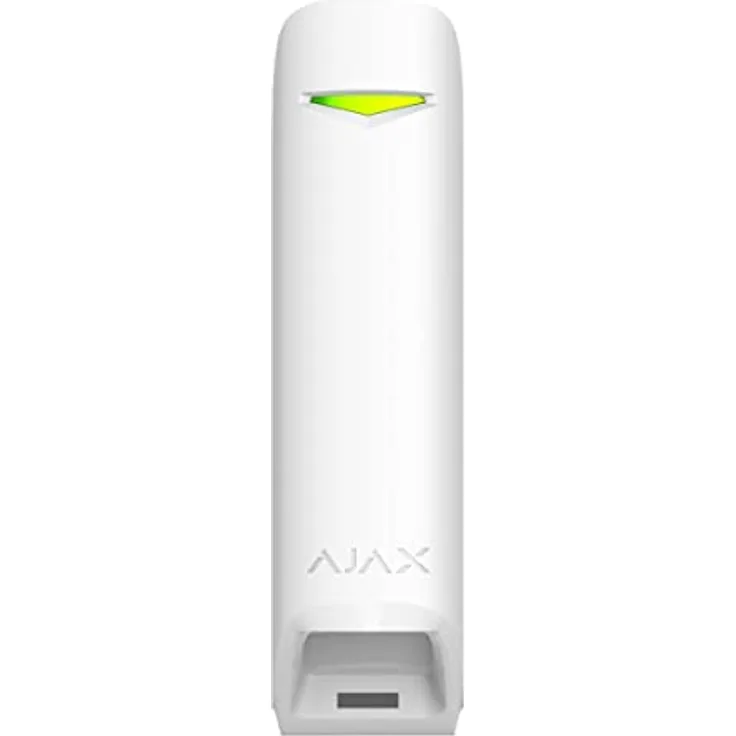 AJAX MotionProtect Curtain tierfreundlicher Vorhang-Bewegungsmelder - Weiß, Reichweite bis zu 15 m, Alarmübertragung bis zu 1700 m, langanhaltende Batterielaufzeit