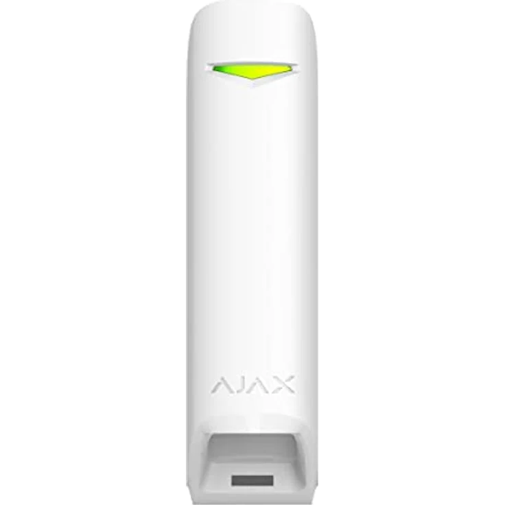 AJAX MotionProtect Curtain tierfreundlicher Vorhang-Bewegungsmelder - Weiß, Reichweite bis zu 15 m, Alarmübertragung bis zu 1700 m, langanhaltende Batterielaufzeit
