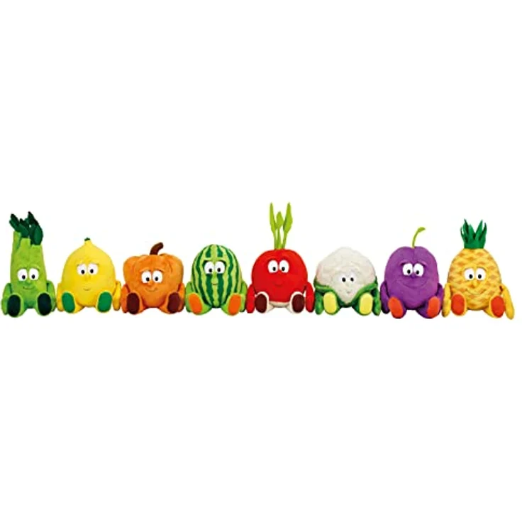 BEMIRO Tierkuscheltier Plüsch Blumenkohl "Goodness Gang" - ca. 24 cm, kuschelig weich, Kunststoffaugen – Bild 5